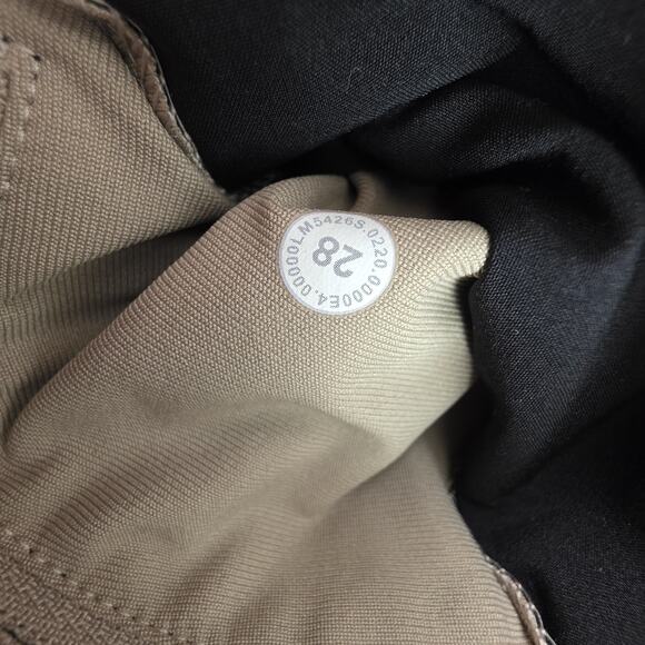 Lululemon ABC Pants Mens 28x31 Tan Beige Commission Warpstreme Stretch Chino - Picture 6 of 6